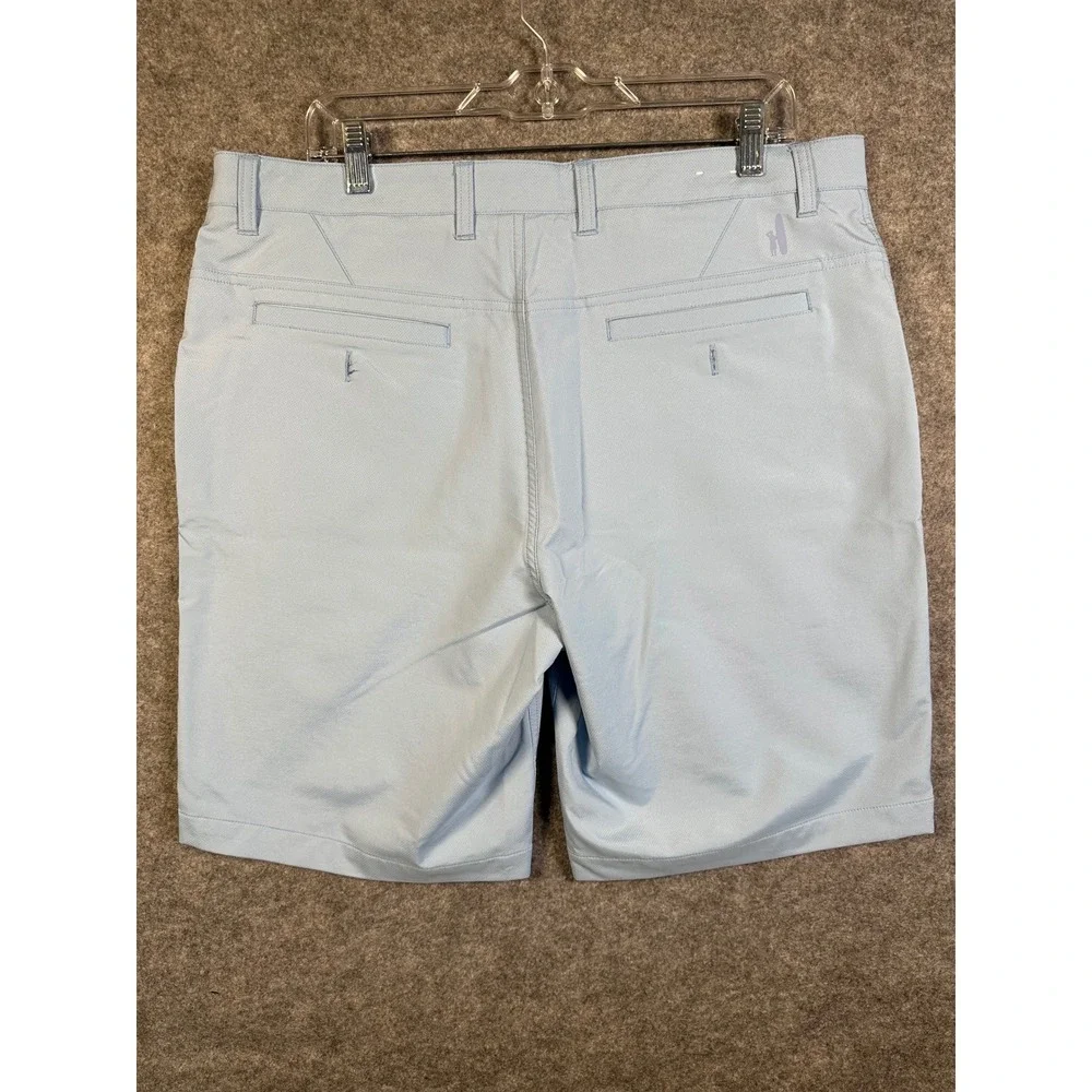 Johnnie-O Sterling Mens Golf Shorts Light Blue Stretch‎ JMSH1070 Size 36